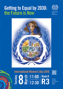 Getting to Equal by 2030 50-50 Intl WOmen's Day ILO