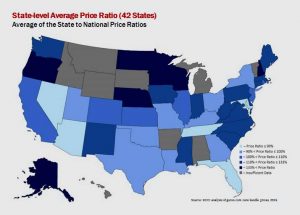 State map some states spend 2x on health care costs hcci_chartbook_map_home