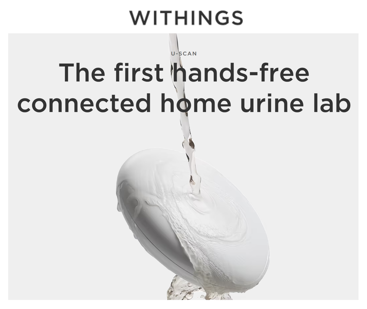 Withings' U-Scan is a must for at-home pee testing
