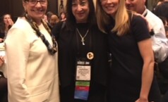 Deborah DiSanzo and Christine Douglass of IBM Watson Health with JSK Deborah DiSanzo and Christine Douglass of IBM Watson Health with JSK