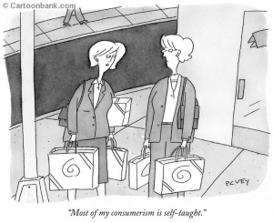 Consumerism Self Taught New Yorker cartoon