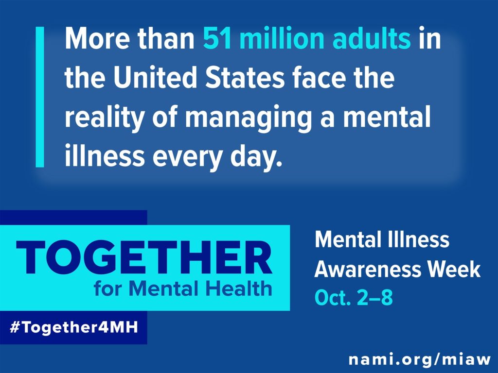 It's Mental Illness Awareness Week: 